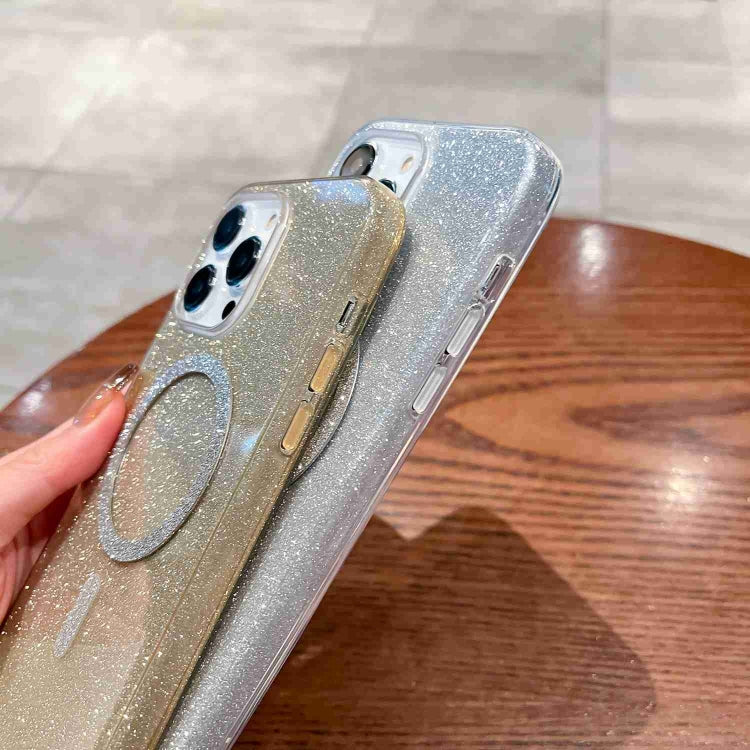Glitter MagSafe Magnetic TPU Phone Case, For iPhone 14 Pro Max, For iPhone 13 Pro Max, For iPhone 13 Pro, For iPhone 13