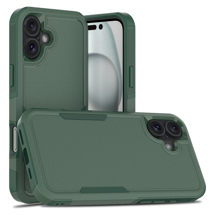 2 in 1 PC + TPU Phone Case, For iPhone 16e, For iPhone 16 Pro Max, For iPhone 16 Pro, For iPhone 16 Plus