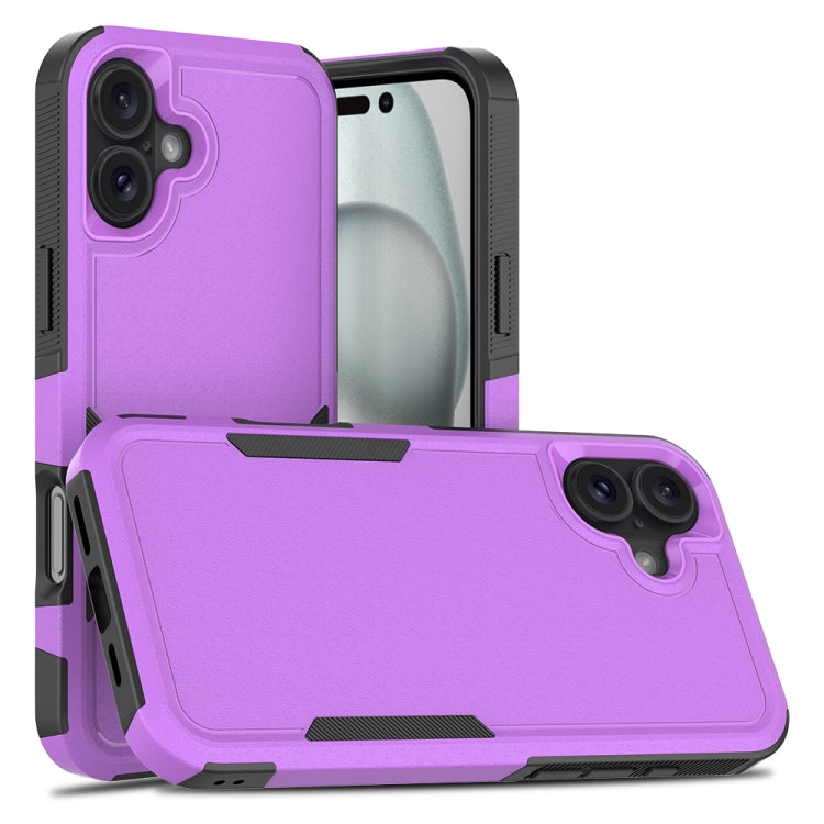 2 in 1 PC + TPU Phone Case, For iPhone 16e, For iPhone 16 Pro Max, For iPhone 16 Pro, For iPhone 16 Plus