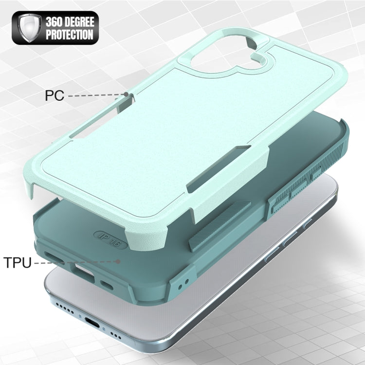 2 in 1 PC + TPU Phone Case, For iPhone 16, For iPhone 15 Pro Max, For iPhone 15 Pro, For iPhone 15 Plus