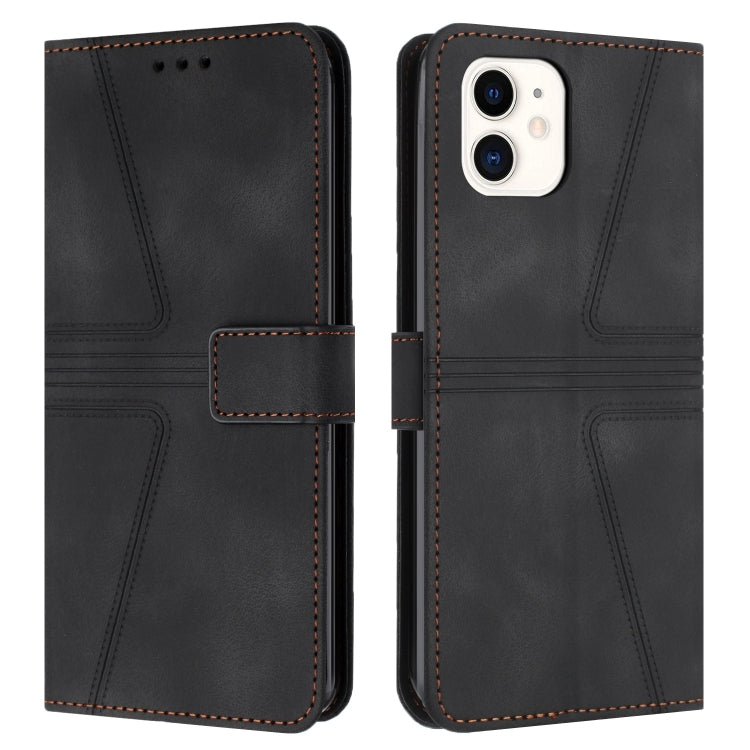 Triangle Solid Color Leather Phone Case, For iPhone 14 Pro Max, For iPhone 13 Pro Max, For iPhone 13 Pro, For iPhone 13, For iPhone 12 / 12 Pro, For iPhone 12 Pro Max
