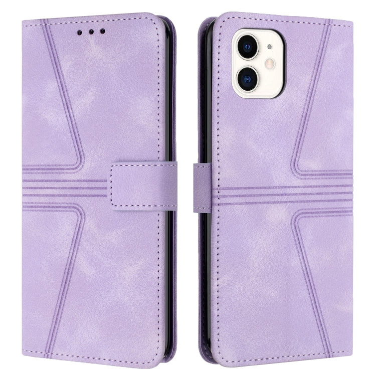 Triangle Solid Color Leather Phone Case, For iPhone 14 Pro Max, For iPhone 13 Pro Max, For iPhone 13 Pro, For iPhone 13, For iPhone 12 / 12 Pro, For iPhone 12 Pro Max