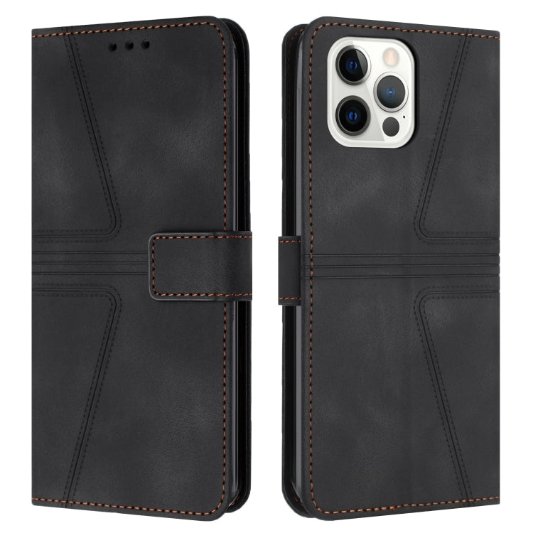 Triangle Solid Color Leather Phone Case, For iPhone 14 Pro Max, For iPhone 13 Pro Max, For iPhone 13 Pro, For iPhone 13, For iPhone 12 / 12 Pro, For iPhone 12 Pro Max