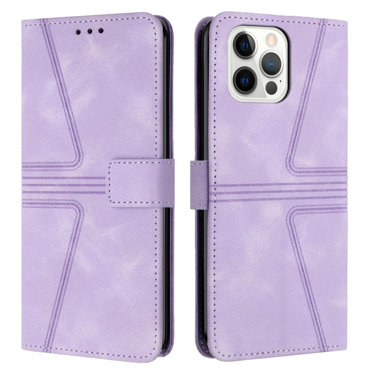Triangle Solid Color Leather Phone Case, For iPhone 14 Pro Max, For iPhone 13 Pro Max, For iPhone 13 Pro, For iPhone 13, For iPhone 12 / 12 Pro, For iPhone 12 Pro Max
