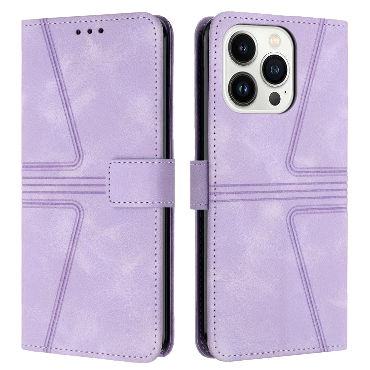 Triangle Solid Color Leather Phone Case, For iPhone 16e, For iPhone 16 Pro Max, For iPhone 16 Pro, For iPhone 16 Plus, For iPhone 16, For iPhone 15 Pro Max