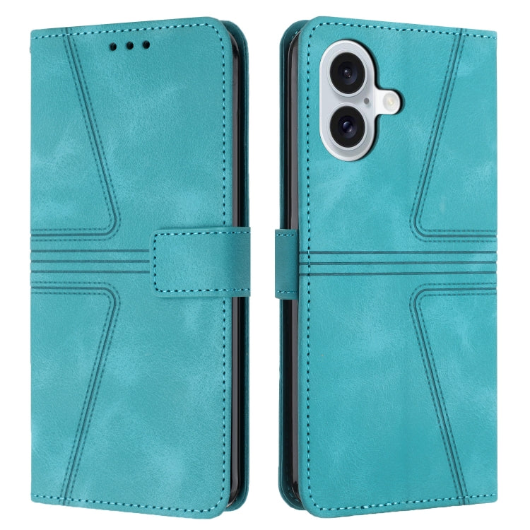 Triangle Solid Color Leather Phone Case, For iPhone 16e, For iPhone 16 Pro Max, For iPhone 16 Pro, For iPhone 16 Plus, For iPhone 16, For iPhone 15 Pro Max