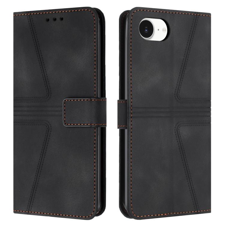 Triangle Solid Color Leather Phone Case, For iPhone 16e, For iPhone 16 Pro Max, For iPhone 16 Pro, For iPhone 16 Plus, For iPhone 16, For iPhone 15 Pro Max