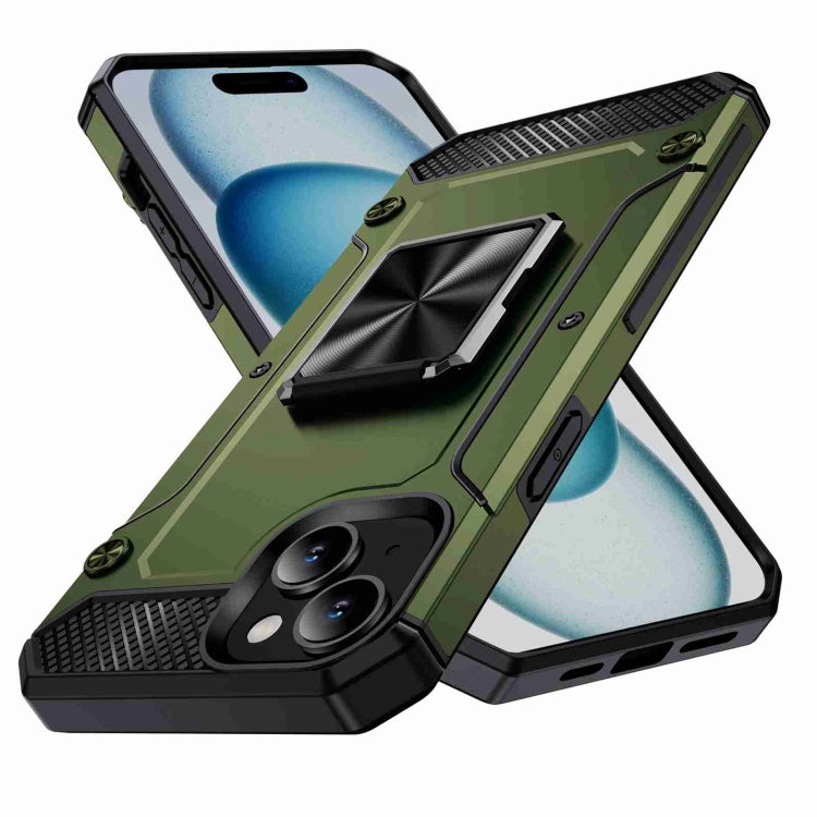 Shockproof Metal Holder Phone Case, For iPhone 15 Plus, For iPhone 15, For iPhone 14 Plus
