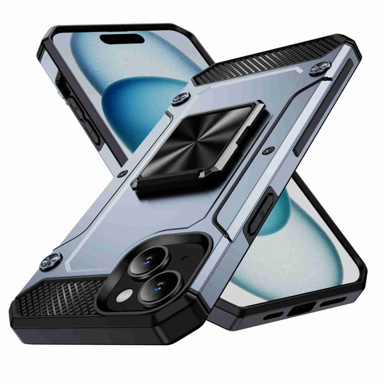 Shockproof Metal Holder Phone Case, For iPhone 15 Plus, For iPhone 15, For iPhone 14 Plus