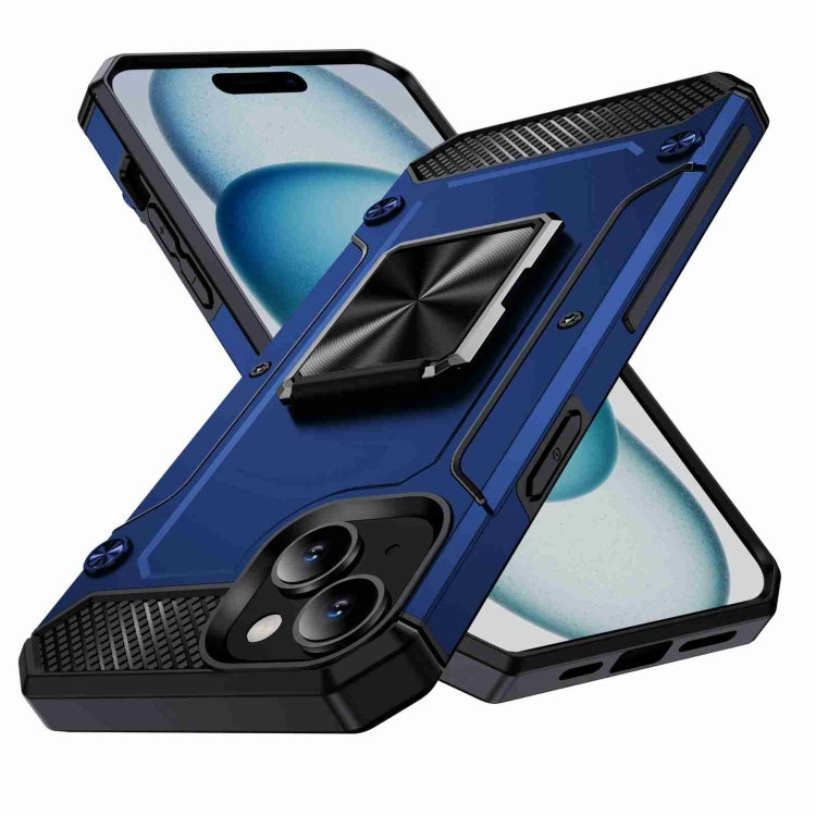 Shockproof Metal Holder Phone Case, For iPhone 15 Plus, For iPhone 15, For iPhone 14 Plus