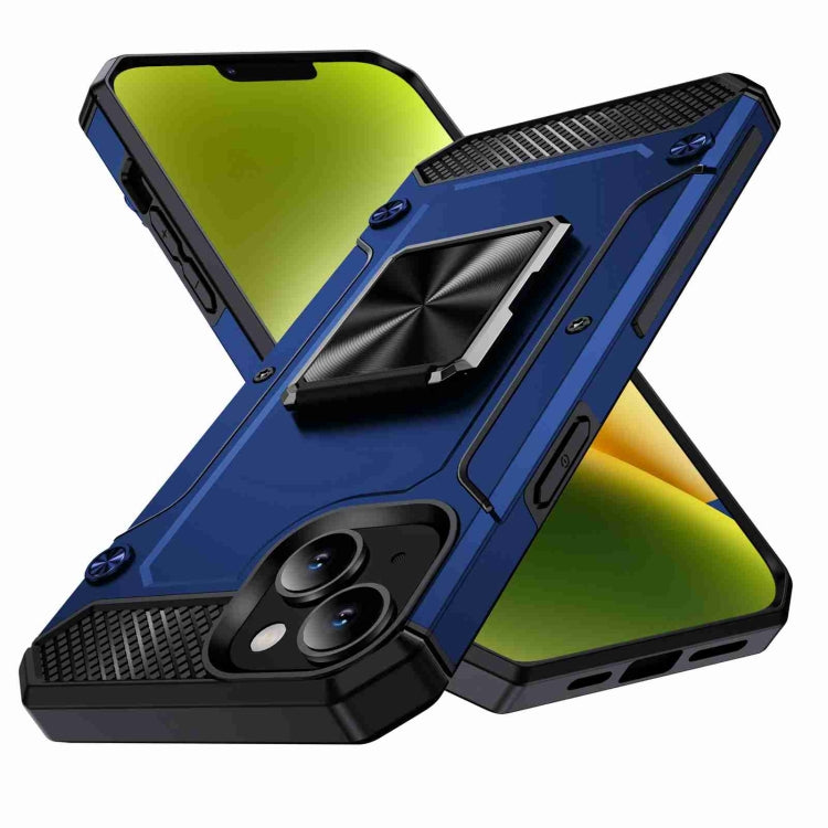 Shockproof Metal Holder Phone Case, For iPhone 15 Plus, For iPhone 15, For iPhone 14 Plus