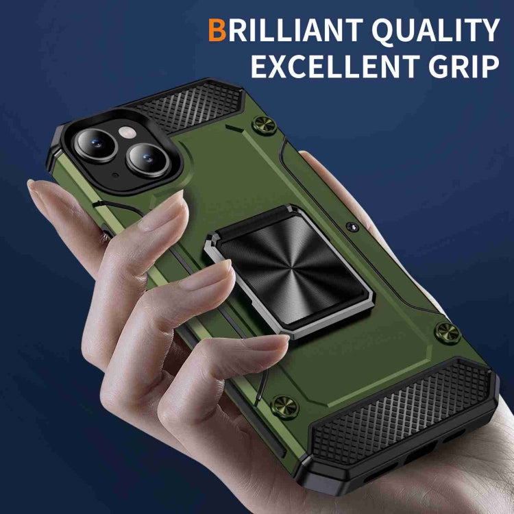 Shockproof Metal Holder Phone Case, For iPhone 15 Plus, For iPhone 15, For iPhone 14 Plus