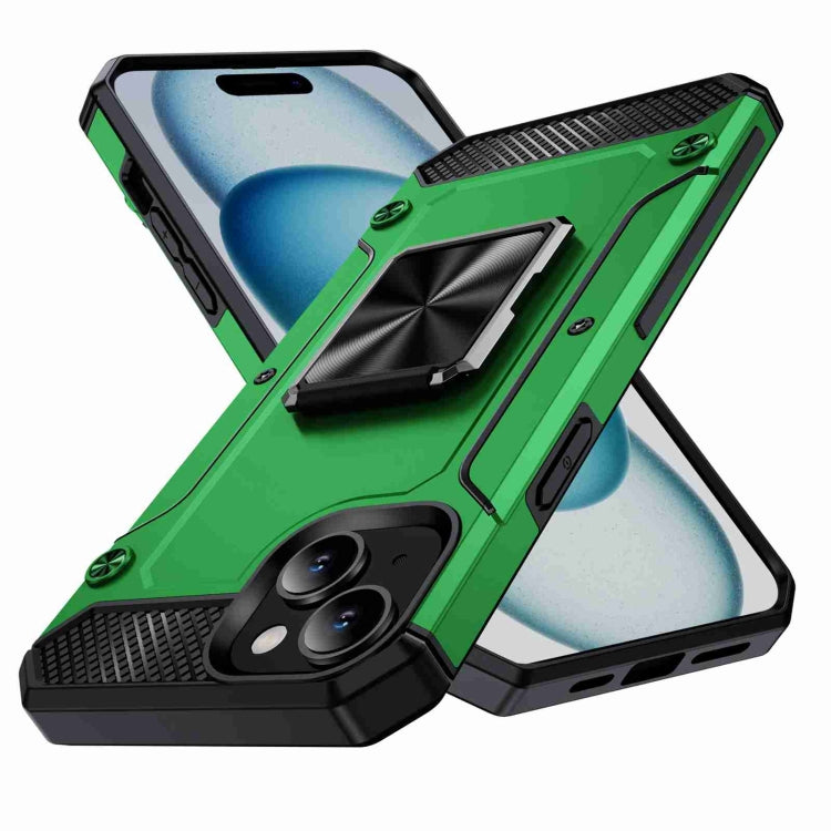 Shockproof Metal Holder Phone Case, For iPhone 15 Plus, For iPhone 15, For iPhone 14 Plus