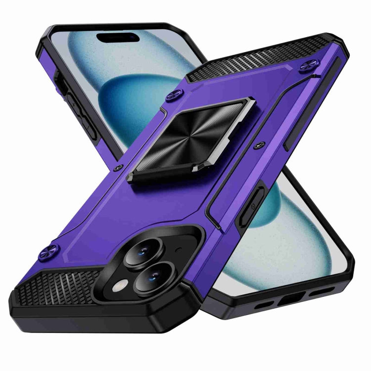 Shockproof Metal Holder Phone Case, For iPhone 15 Plus, For iPhone 15, For iPhone 14 Plus