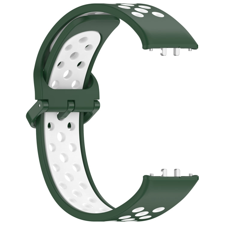Two Color Breathable Silicone Watch Band, For Samsung Galaxy Fit 3