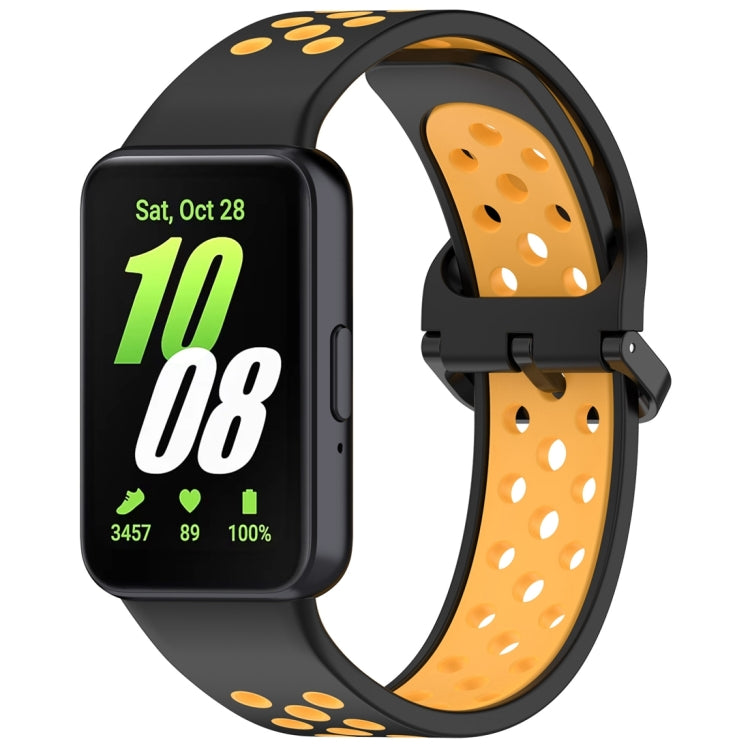 Two Color Breathable Silicone Watch Band, For Samsung Galaxy Fit 3