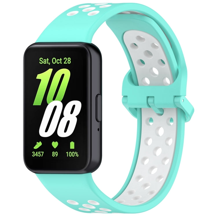 Two Color Breathable Silicone Watch Band, For Samsung Galaxy Fit 3
