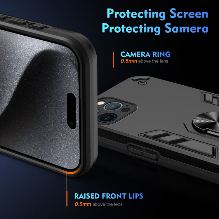 Shockproof Metal Ring Holder Phone Case