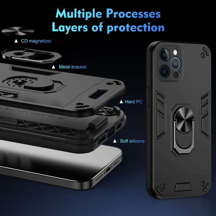 Shockproof Metal Ring Holder Phone Case