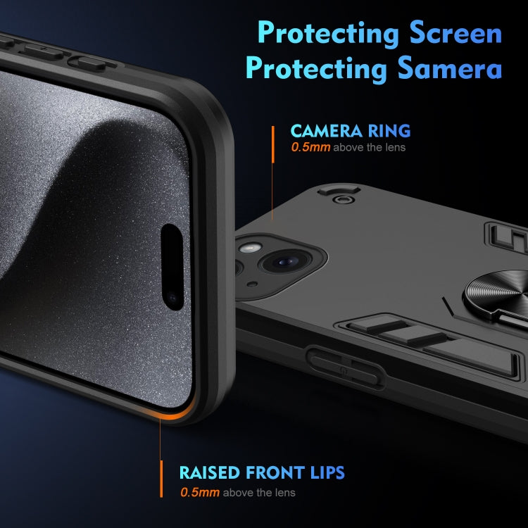 Shockproof Metal Ring Holder Phone Case