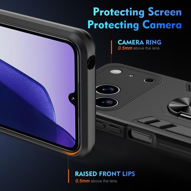 Shockproof Metal Ring Holder Phone Case