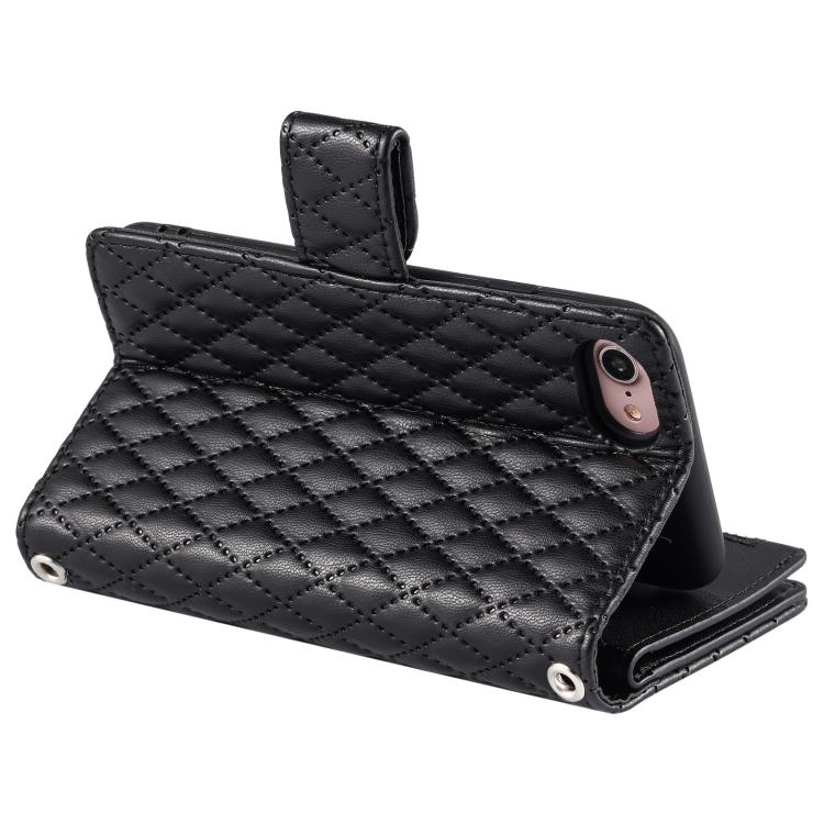 Glitter Lattice Zipper Wallet Leather Phone Case, For iPhone 16e, For iPhone 16 Pro Max, For iPhone 16 Pro, For iPhone 15 Pro Max, For iPhone 15 Pro, For iPhone 15 Plus