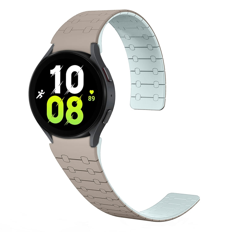 Two Color Loop Magnetic Silicone Watch Band, For Samsung Galaxy Watch 6 / 5 / 4