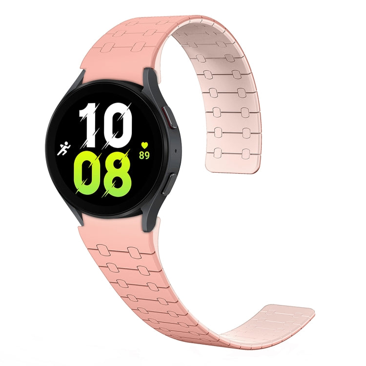 Two Color Loop Magnetic Silicone Watch Band, For Samsung Galaxy Watch 6 / 5 / 4