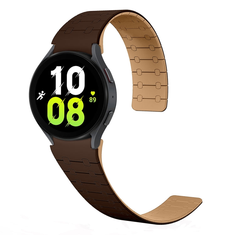 Two Color Loop Magnetic Silicone Watch Band, For Samsung Galaxy Watch 6 / 5 / 4