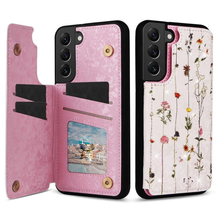 Printed Double Buckle RFID Anti-theft Phone Case