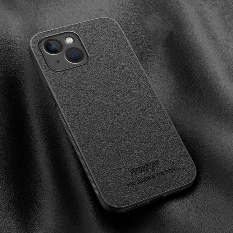 HUIYI Leather Magnetic Phone Case, For iPhone 15, For iPhone 14 Plus, For iPhone 14, For iPhone 14 Pro