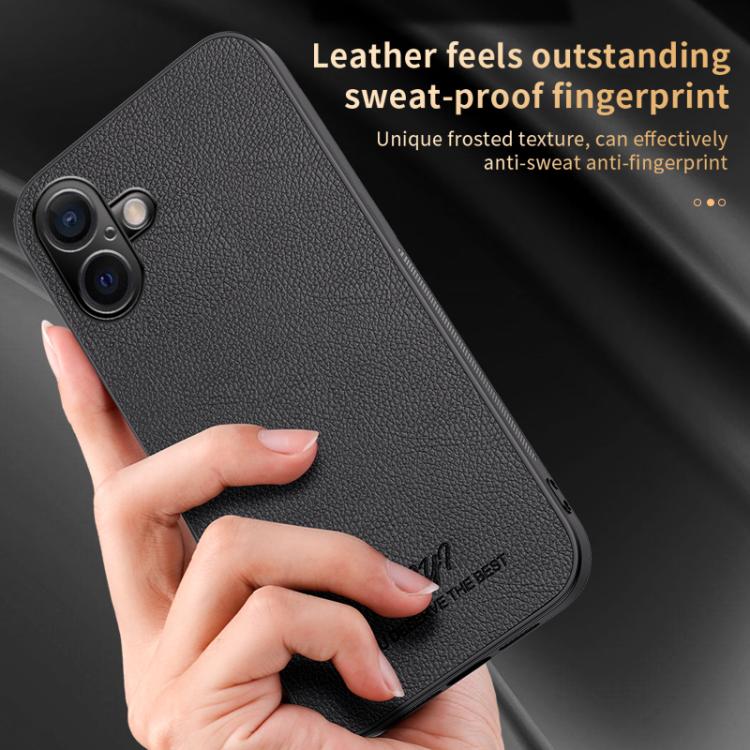 HUIYI Leather Magnetic Phone Case, For iPhone 16, For iPhone 15 Pro Max, For iPhone 15 Pro, For iPhone 15 Plus