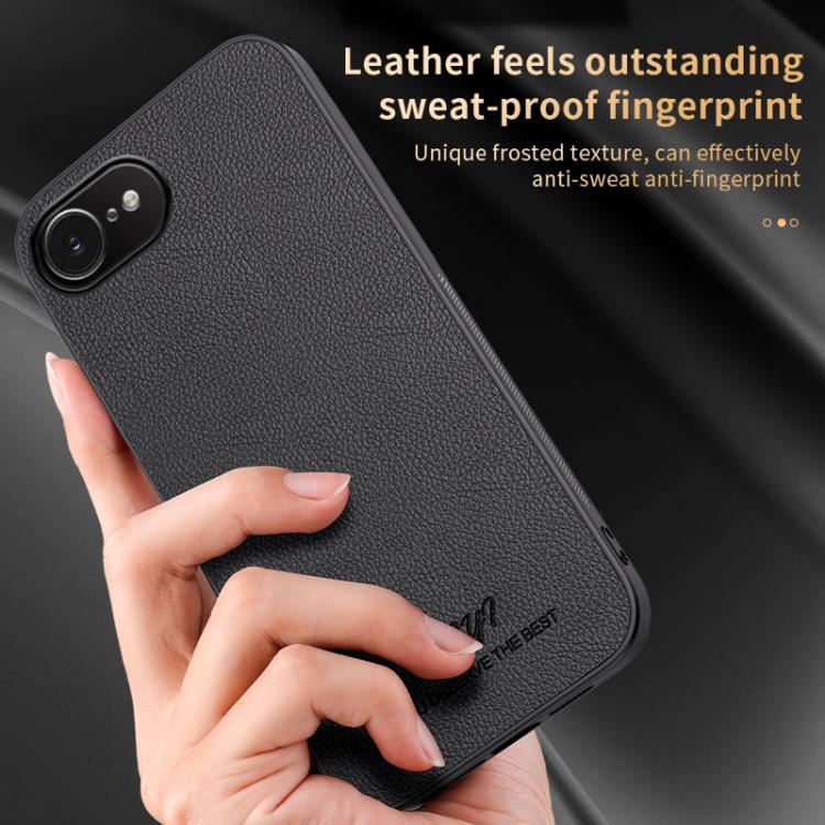 HUIYI Leather Magnetic Phone Case, For iPhone 16e, For iPhone 16 Pro Max, For iPhone 16 Pro, For iPhone 16 Plus