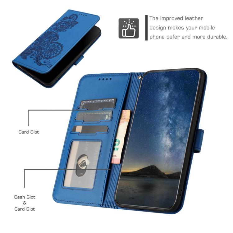 Datura Flower Embossed Flip Leather Phone Case, For iPhone 17 Pro Max, For iPhone 17 Pro, For iPhone 17