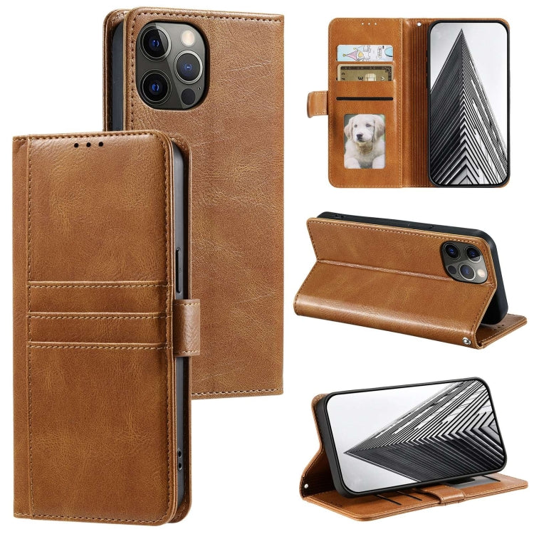 Simple 6-Card Wallet Leather Phone Case, For iPhone 12 mini, For iPhone 11 Pro Max, For iPhone 11