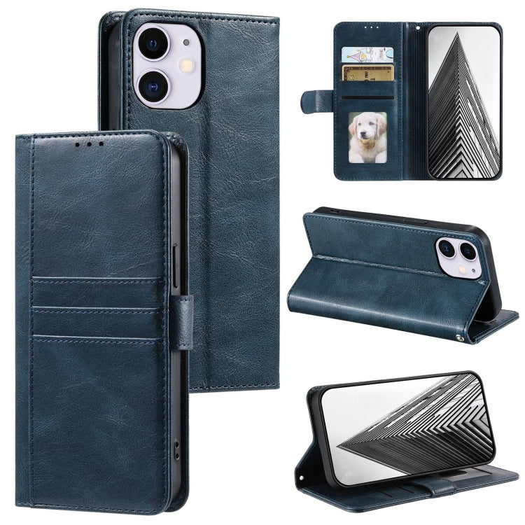 Simple 6-Card Wallet Leather Phone Case, For iPhone 12 mini, For iPhone 11 Pro Max, For iPhone 11