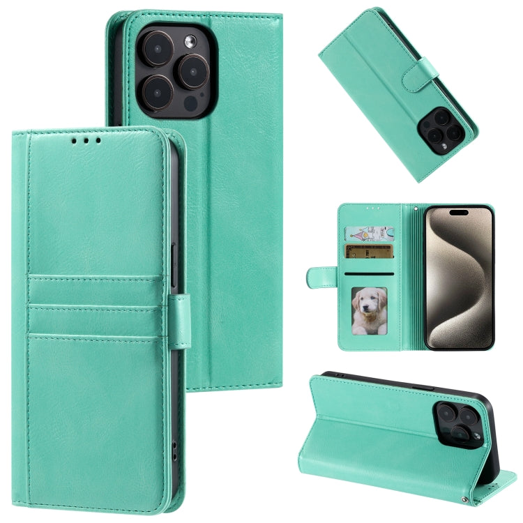 Simple 6-Card Wallet Leather Phone Case, For iPhone 16e, For iPhone 16 Pro Max, For iPhone 16 Pro