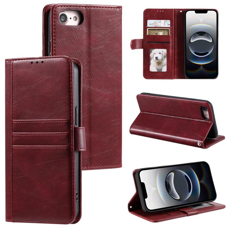 Simple 6-Card Wallet Leather Phone Case, For iPhone 16e, For iPhone 16 Pro Max, For iPhone 16 Pro