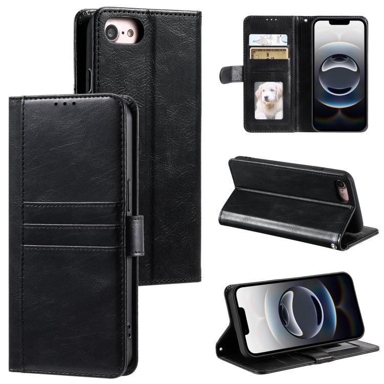 Simple 6-Card Wallet Leather Phone Case, For iPhone 16e, For iPhone 16 Pro Max, For iPhone 16 Pro