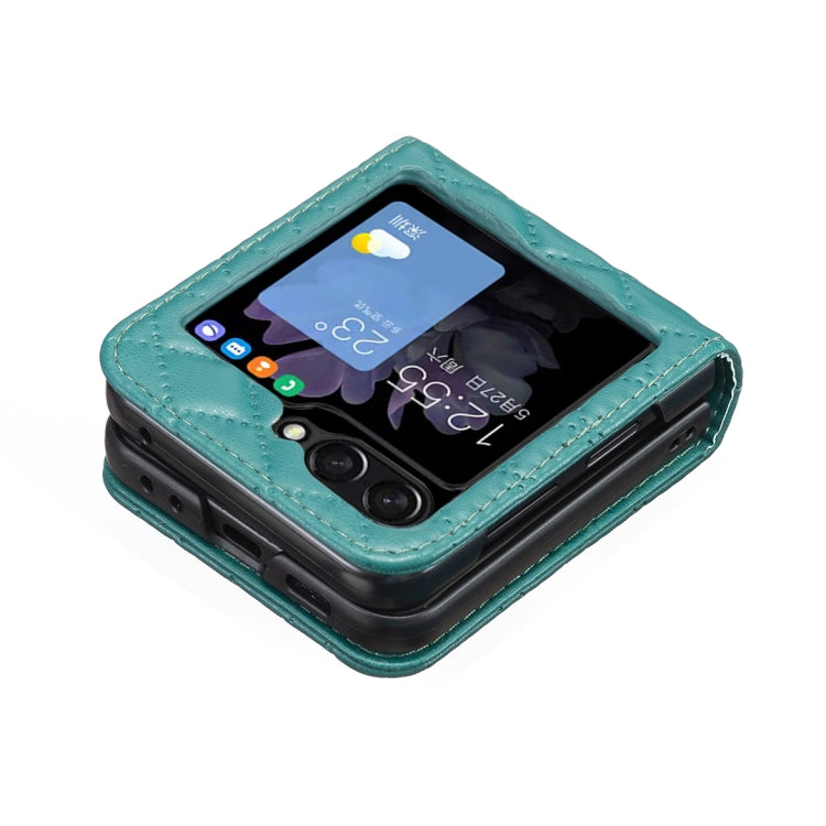 Diamond Lattice PU + PC Shockproof Phone Case