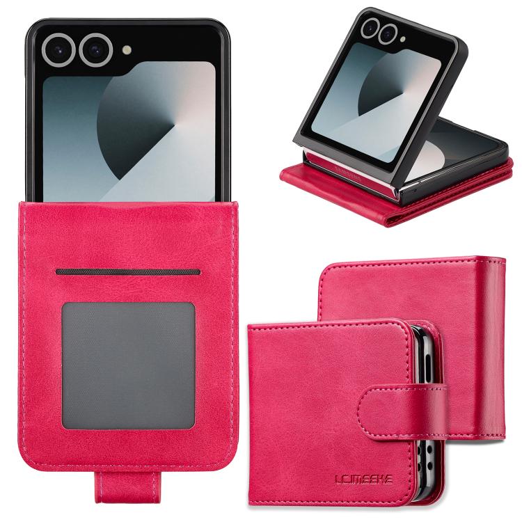 LC.IMEEKE Calf Texture Leather Phone Case