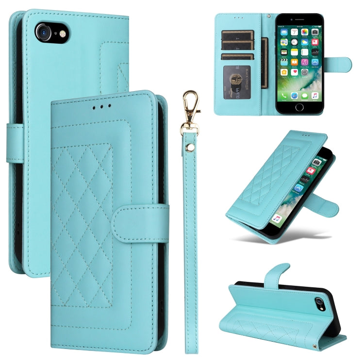 Diamond Lattice Leather Flip Phone Case, For iPhone SE 2022 / SE 2020, For iPhone 13 Pro Max, For iPhone 13 Pro