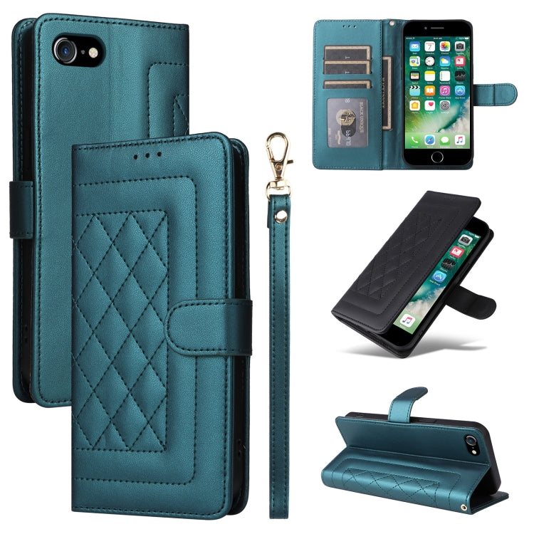 Diamond Lattice Leather Flip Phone Case, For iPhone SE 2022 / SE 2020, For iPhone 13 Pro Max, For iPhone 13 Pro