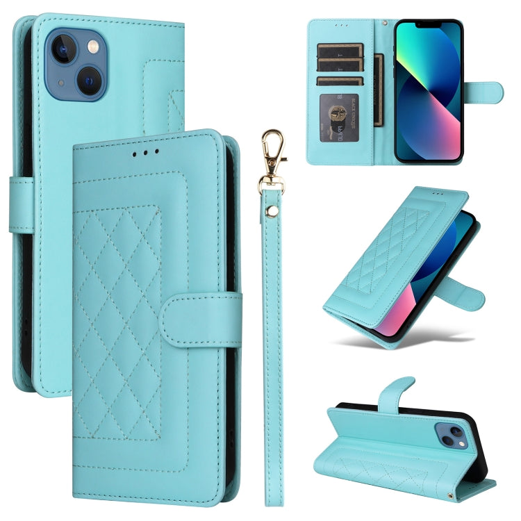 Diamond Lattice Leather Flip Phone Case, For iPhone 13, For iPhone 12 / 12 Pro, For iPhone 12 Pro Max