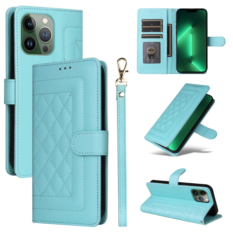 Diamond Lattice Leather Flip Phone Case, For iPhone SE 2022 / SE 2020, For iPhone 13 Pro Max, For iPhone 13 Pro