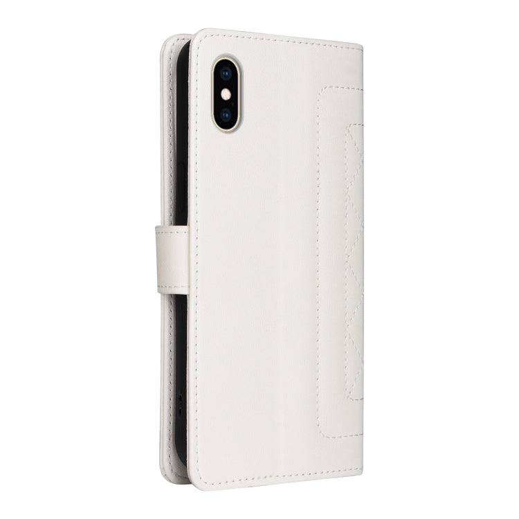 Diamond Lattice Leather Flip Phone Case, For iPhone XS / X, For iPhone XR, For iPhone XS Max