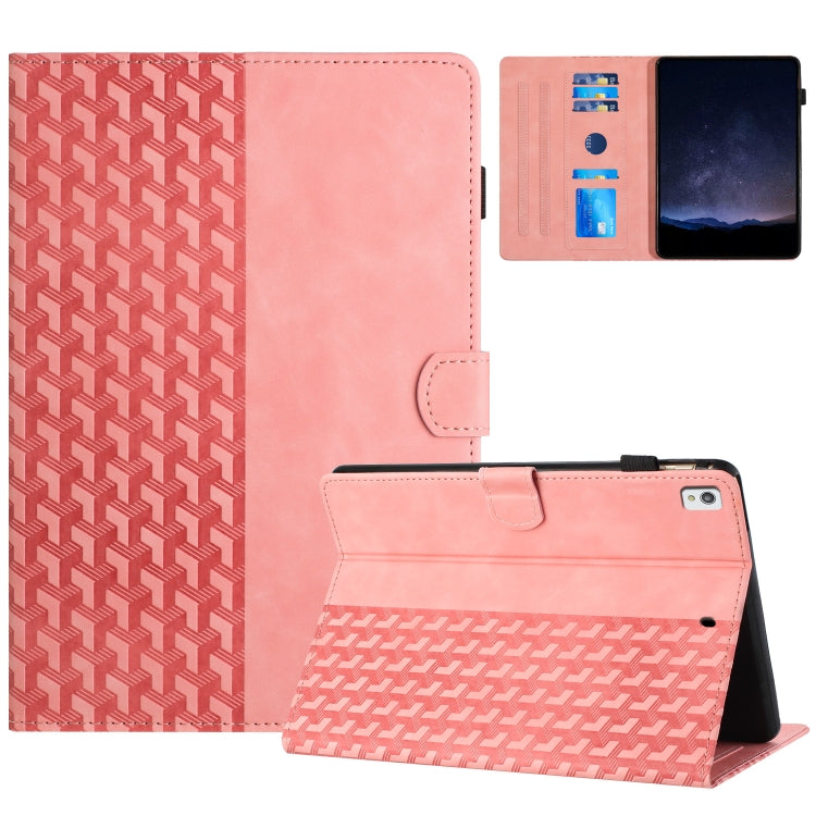 Building Blocks Embossed Leather Smart Tablet Case, For iPad 10.2 2021 / Air 10.5, For iPad mini 5 / 4 / 3 / 2 / 1, For iPad Air / Air 2 / 9.7 2017 / 2018