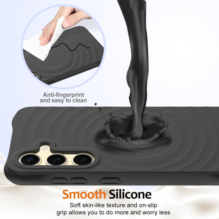 Wave Texture MagSafe Magnetic Liquid Silicone Phone Case