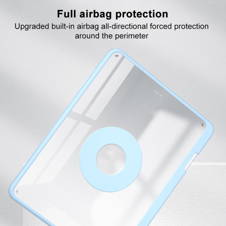 Rotatable Magnetic Detachable Leather Tablet Case with Pen Slot, For iPad 10.2 2021 / Air 10.5