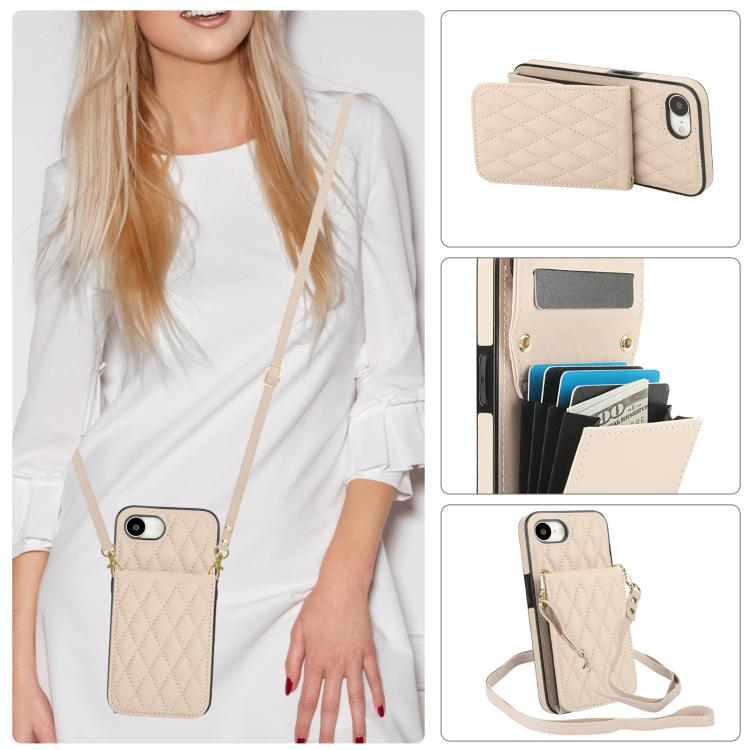 YM015 Crossbody Rhombic Card Bag RFID Phone Case